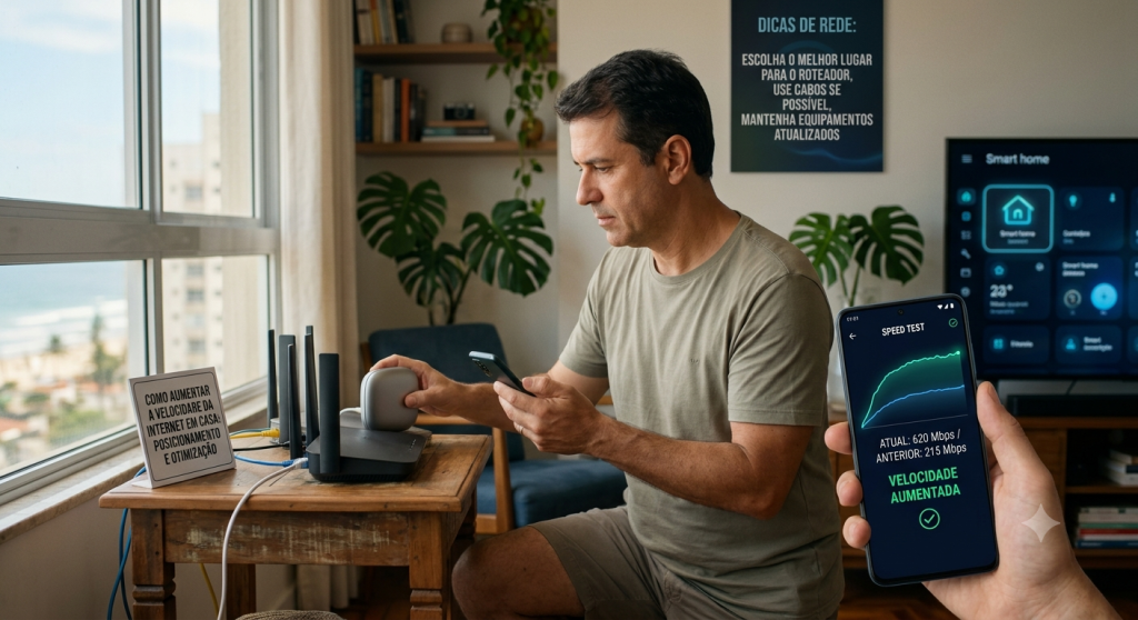 Como Aumentar a Velocidade da Internet em Casa
