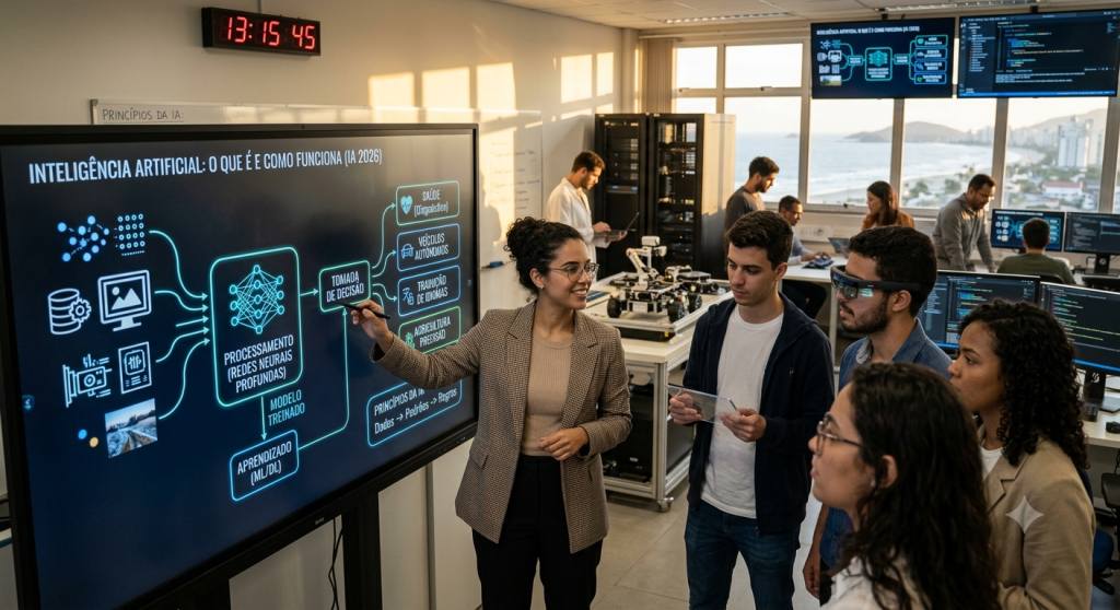 O que é Inteligência Artificial e Como Ela Funciona