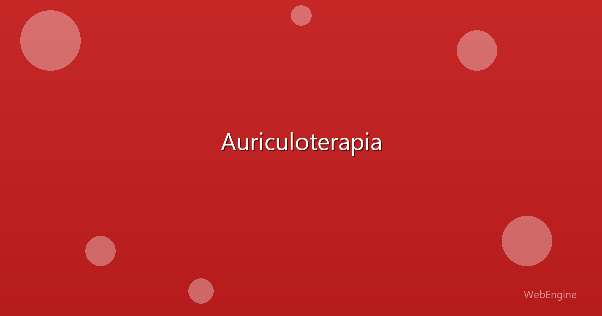 Auriculoterapia