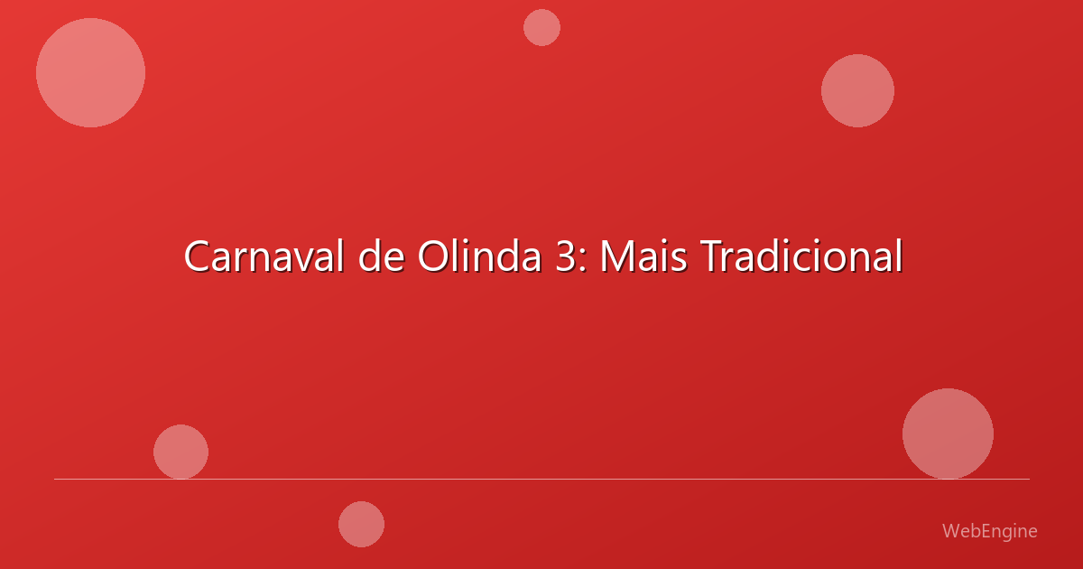 Foto de Carnaval de Olinda 3: Mais Tradicional em -