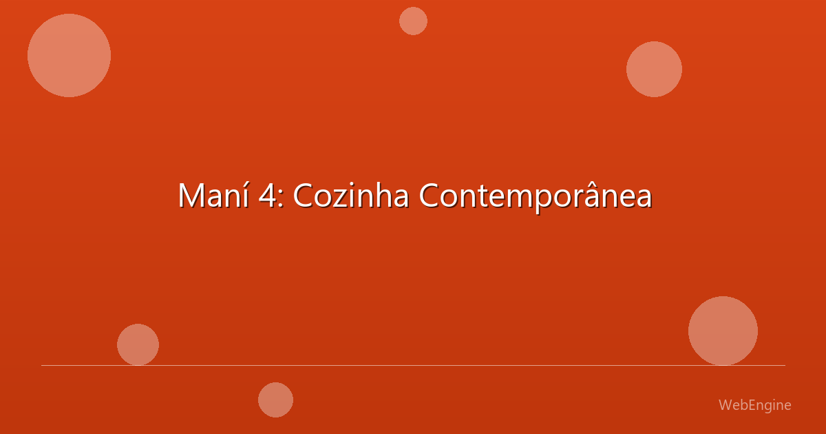 Foto de Maní 4: Cozinha Contemporânea em -