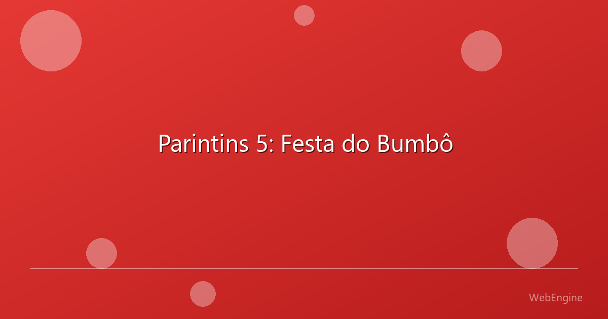 Foto de Parintins 5: Festa do Bumbô em - 