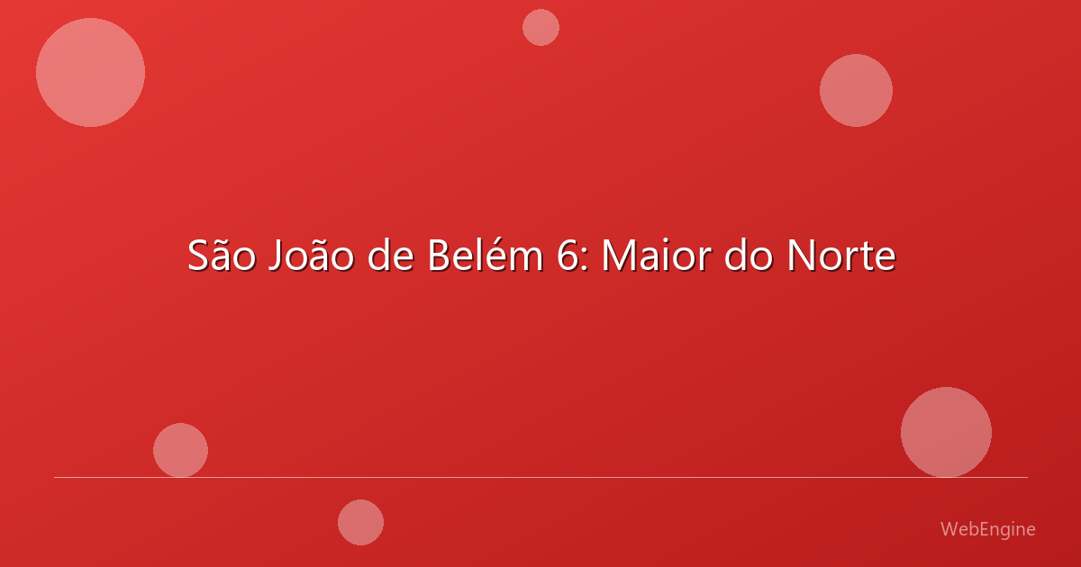 Foto de São João de Belém 6: Maior do Norte em - 