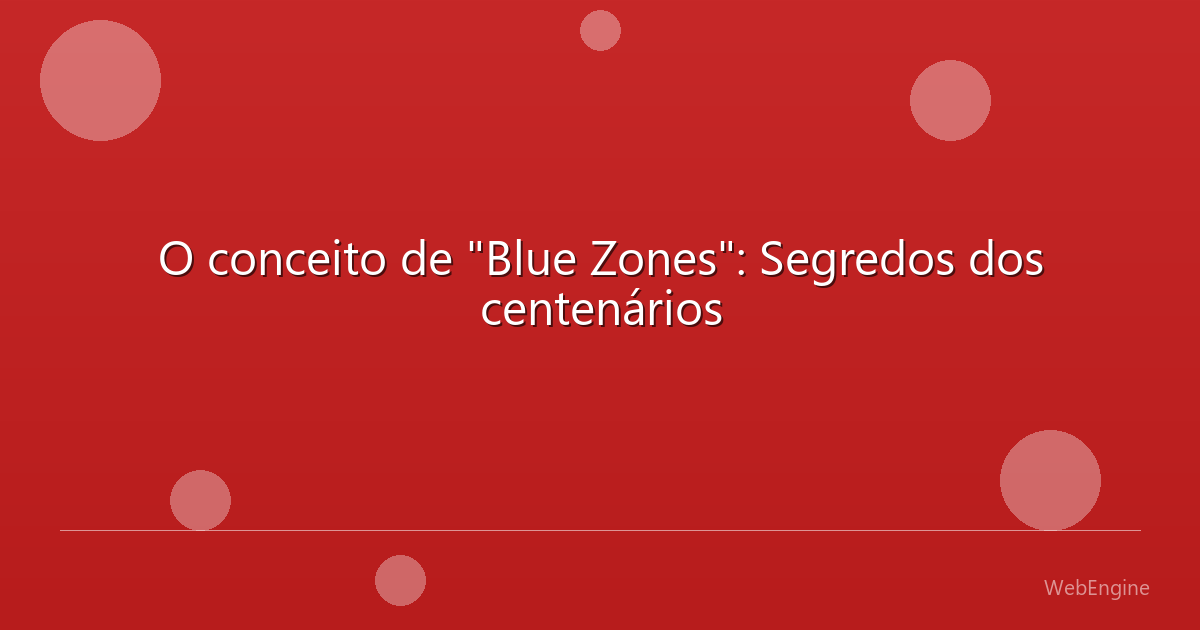O conceito de 